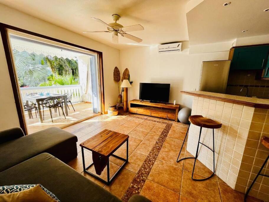 Le Palmier Bleu, Cocon Tropical, Plage & Piscine Anse Marcel Exterior foto